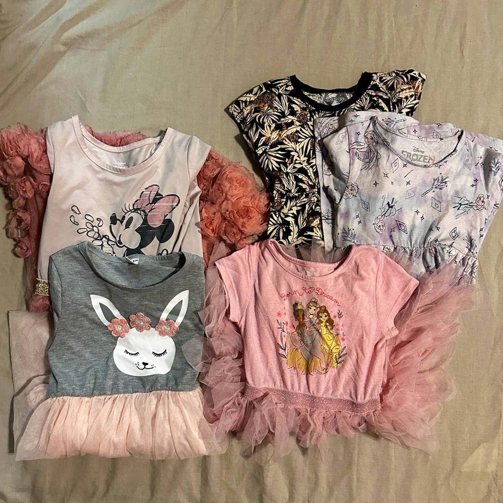 Girls dress bundle, size 5/5t